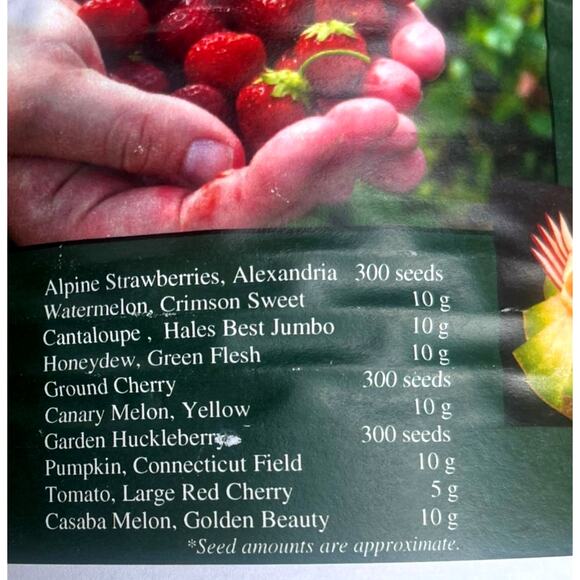 Fruit 'n Such Can of Preparedness Seeds, Survival Prepper | 10 Non GMO Varieties - Picture 3 of 7